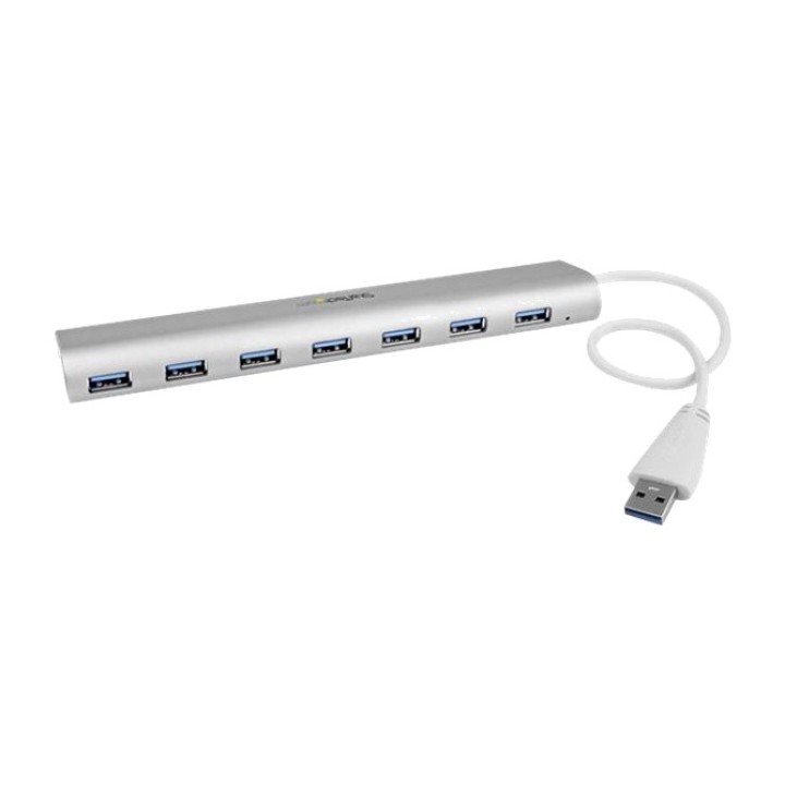 STARTECH.COM Hub USB in alluminio con 7 porte e cavo