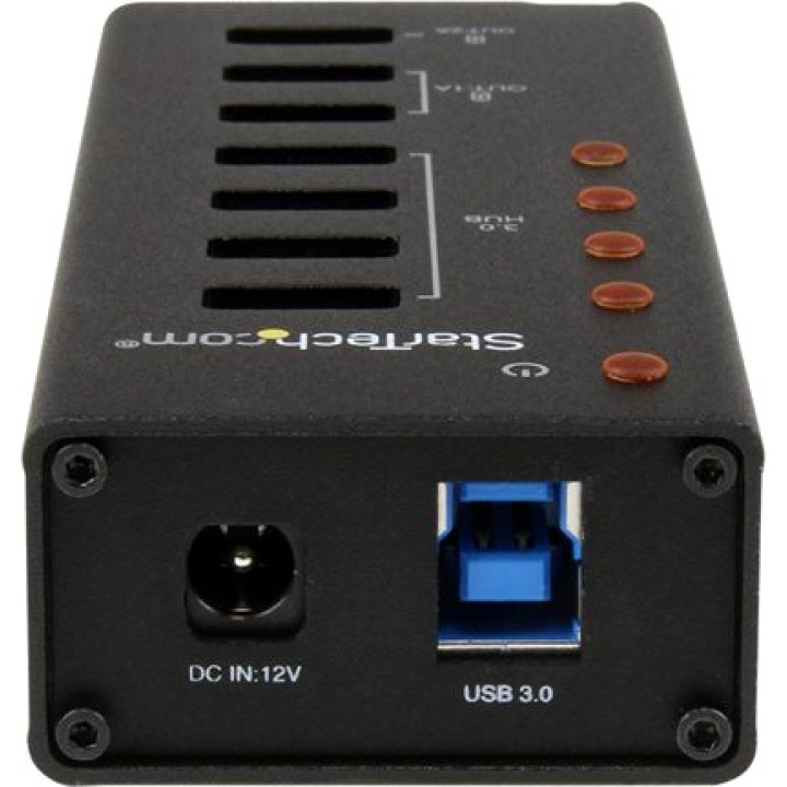 STARTECH.COM Hub USB in metallo con 4 porte, 3 porte di