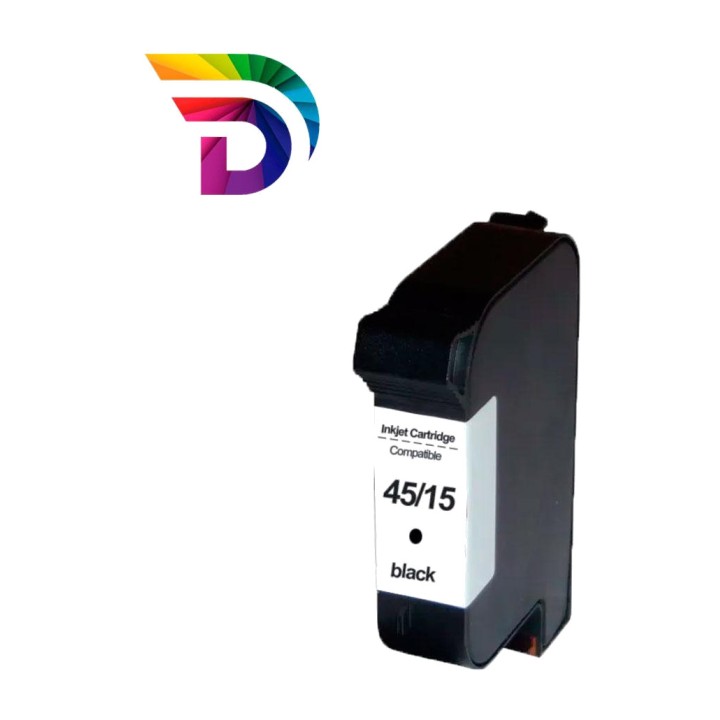 DAYMA Cartuccia d’inchiostro compatibile riciclata HP-15-45