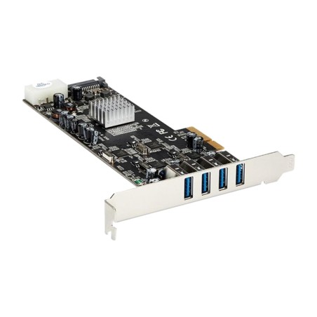 tarjeta pci express de 4 puertos usb con alimentación sata 3.0 5gbps uasp pexusb3s44v