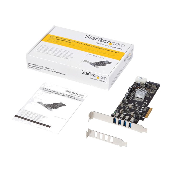 STARTECH.COM Carte PCI Express USB à 4 ports avec