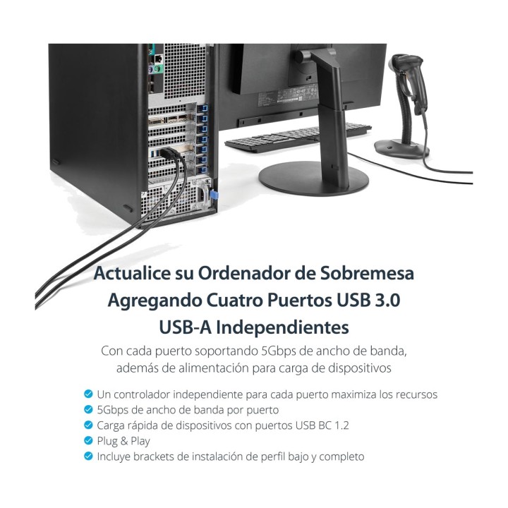 STARTECH.COM Scheda PCI Express USB a 4 porte con