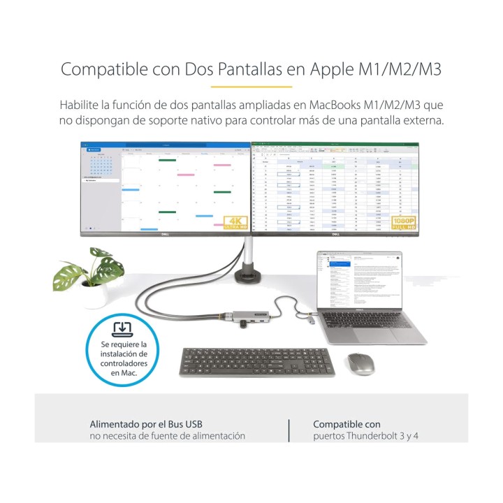 STARTECH.COM Προσαρμογέας πολλαπλών θυρών USB-C 5 σε 1 για