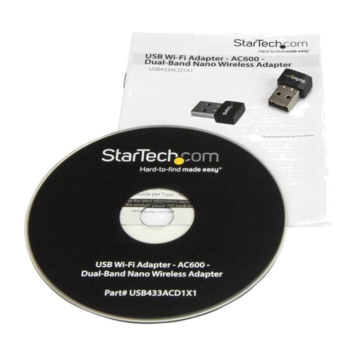 STARTECH.COM Wi-Fi USB adapter, kétsávos 2.0 AC600
