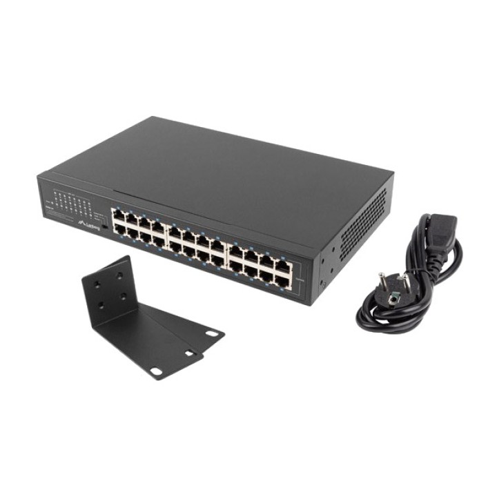 LANBERG Switch Gigabit non gestito a 24 porte RSGE-24