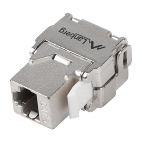 geschirmte werkzeuglose keystone-buchse rj45 lsa cat.6 s/ftp 180º ksf6-2000