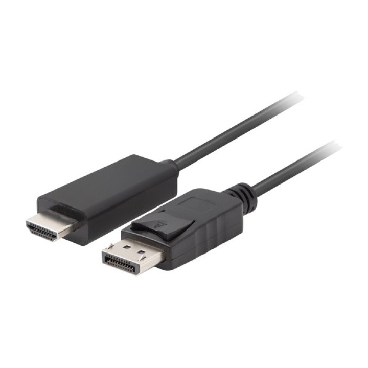 LANBERG Video kabel s konektory samec DISPLAYPORT-HDMI 1080P