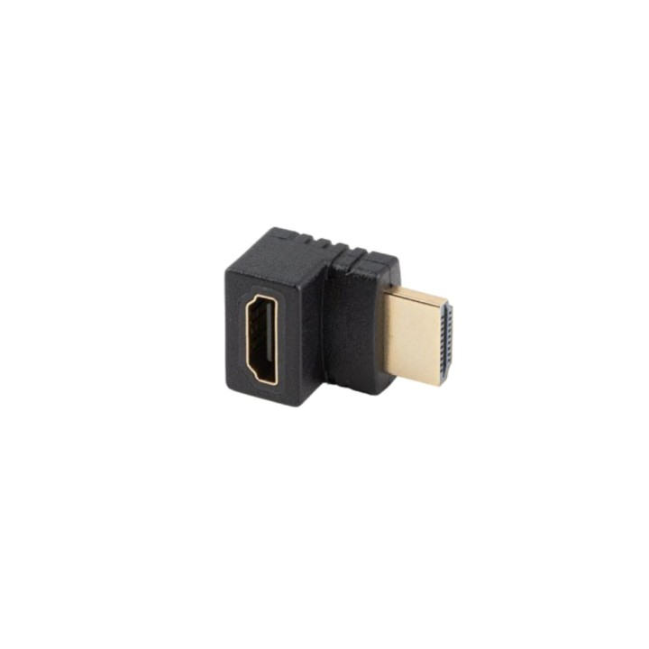 LANBERG Videoadapter, han til hun, vinklet opad HDMI-2.0 4K