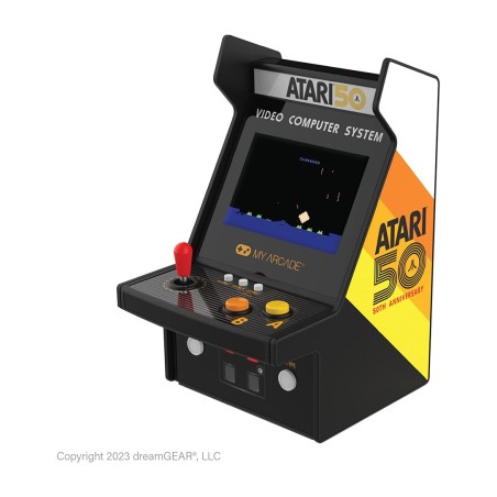 mini macchina arcade portatile con 100 giochi micro-player pro atari 6,75 pulg