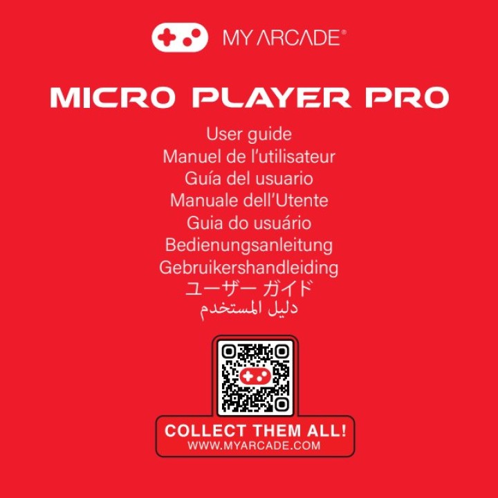 MY ARCADE Portable mini machine with 100 games MICRO-PLAYER