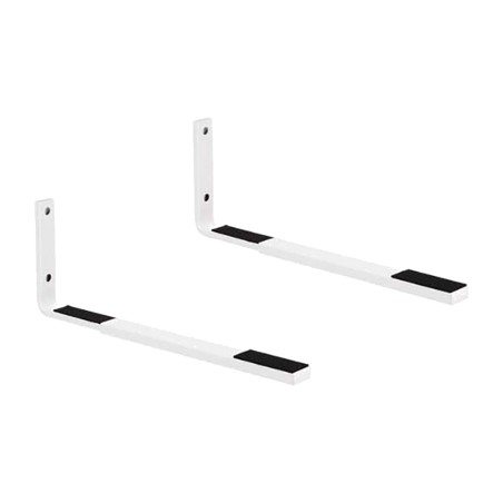 supporto da parete per microonde con bracci regolabili 31-42cm 25 kg