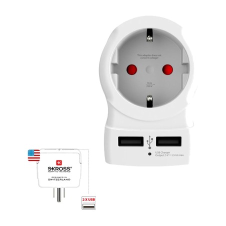 adaptador de viatge d'europa a estats units amb usb 1500281