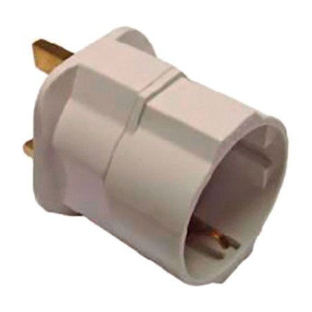 adattatore da spina europea a spina britannica 13 a 250 v