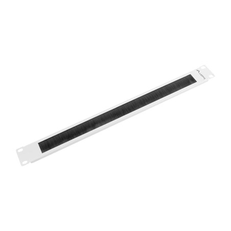 panel pasacables con cepillo para armario rack 19" 1u ak-1101