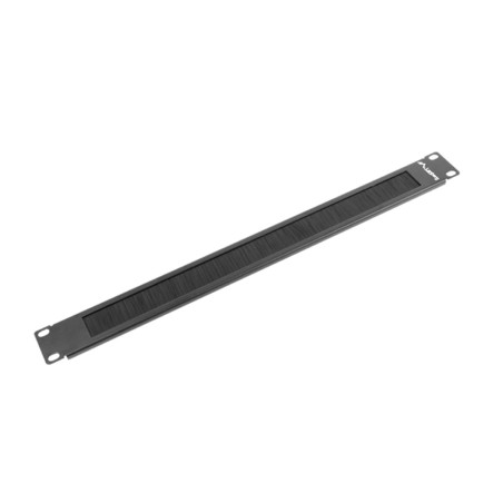 panel pasacables con cepillo para armario rack 19" 1u ak-1101