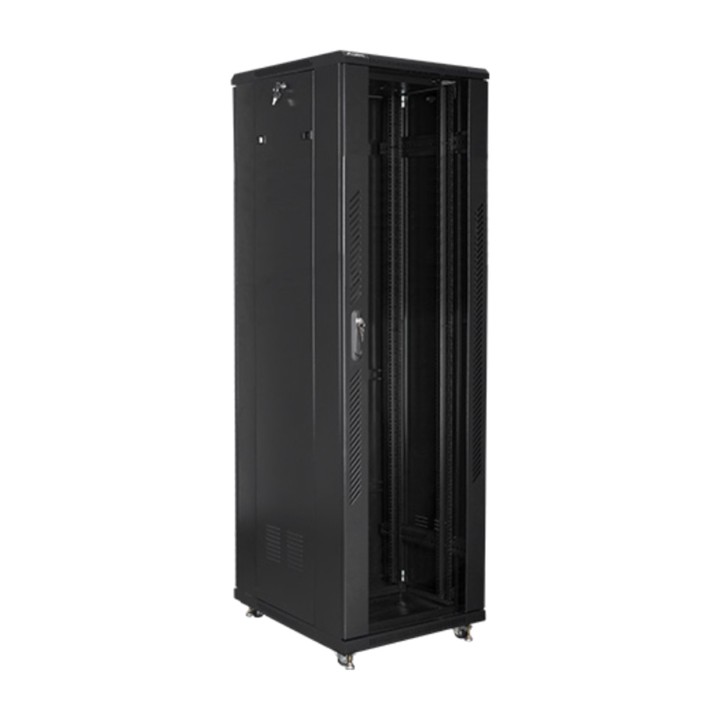 LANBERG Talna rack omara s steklenimi vrati 19" 42U