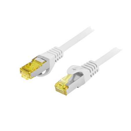 latiguillo de red en cobre puro con doble apantallamiento y conectores rj45 cat6a s/ftp lszh 150 cm