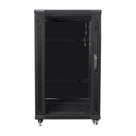 gulvrackskab med glasdør 19" 22u 600x800mm ff01-6822-12b