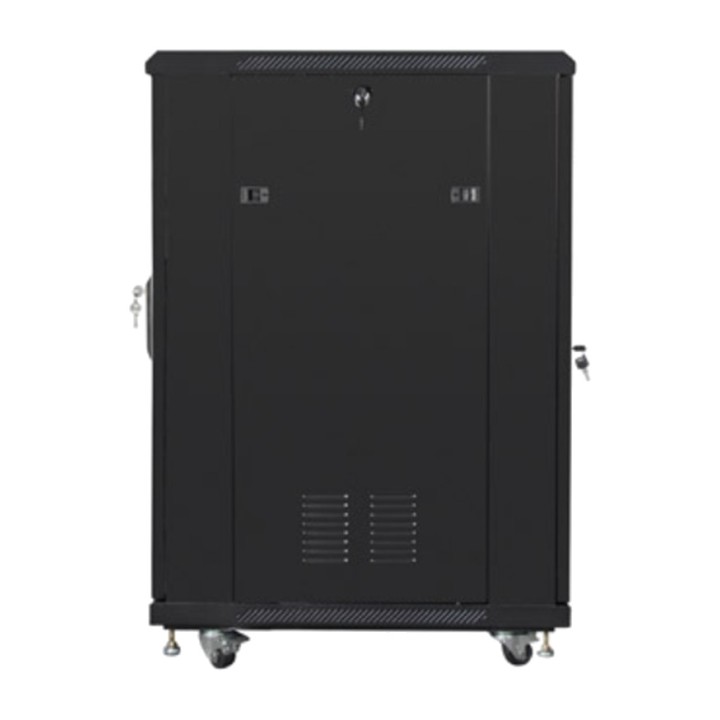 LANBERG Armadio rack da pavimento con porta in vetro 19" 22U