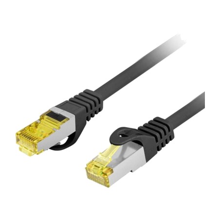 latiguillo de red en cobre puro con doble apantallamiento y conectores rj45 cat6a s/ftp lszh 25 cm
