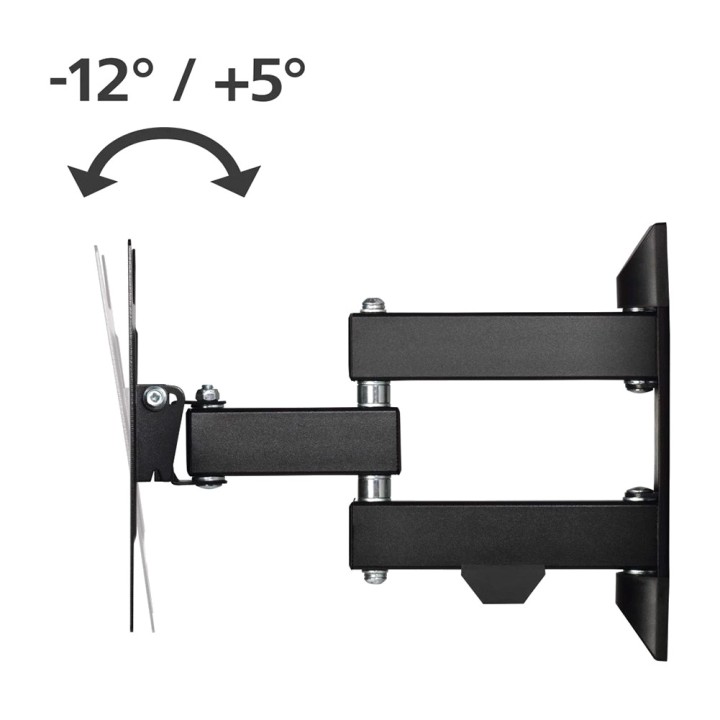 HAMA Soporte de pared articulado de doble brazo para televisor 19-48 PULG 20 KG VESA 200X200 50145