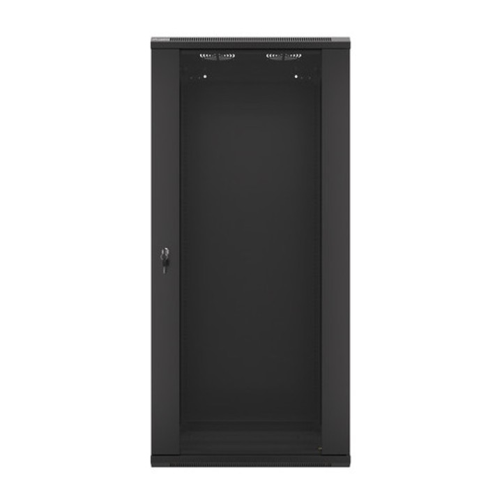 LANBERG Wall-mounted rack cabinet with glass door 19" 27U