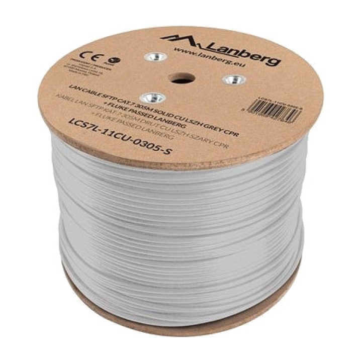 LANBERG Sztywna cewka kabla ethernet z czystej miedzi do