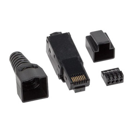 conector de red macho sin herramientas rj45 8p8c cat.6 utp plu-6000tl