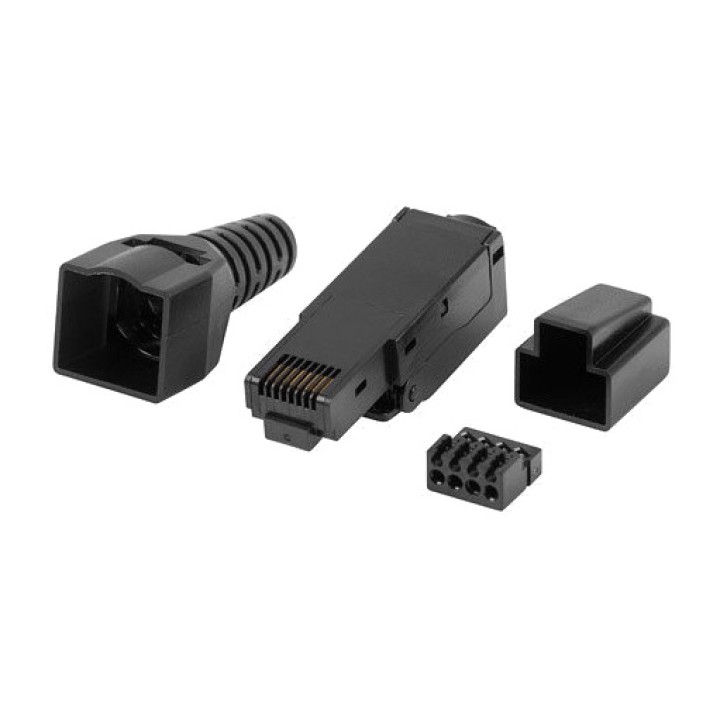 LANBERG Werkzeugloser Netzwerkstecker RJ45 8P8C CAT.6 UTP