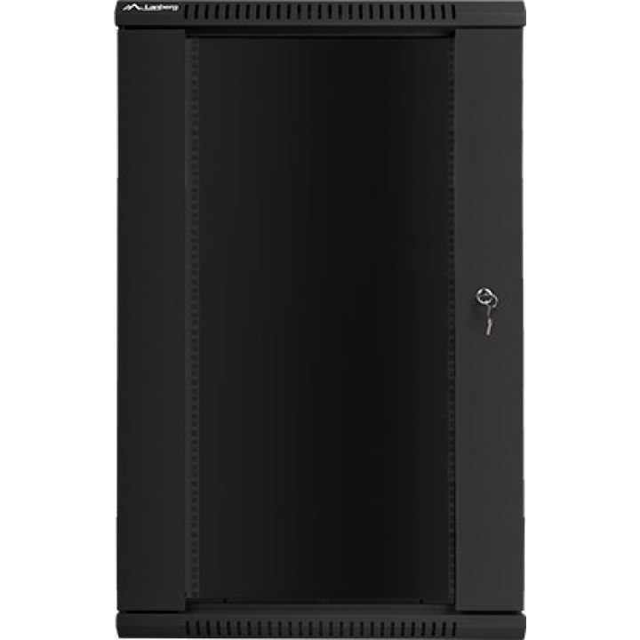 LANBERG Dulap rack cu ușă din sticlă pentru montare pe