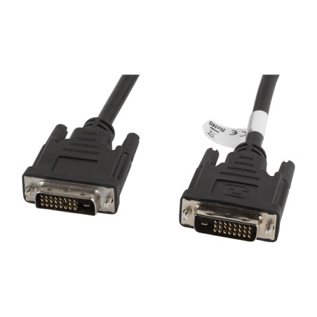 dvi-d-kabel med dual link og han-stik 24+1 dual-link 180 cm ca-dvid-10cc-0018-bk