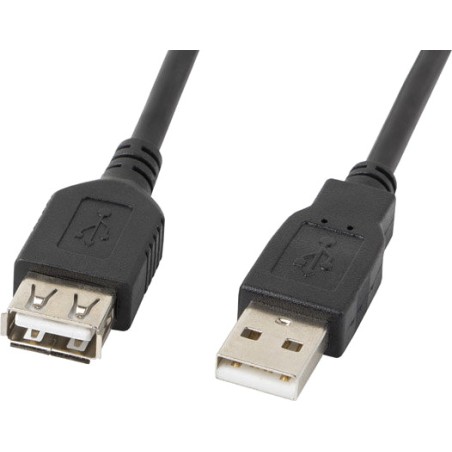 predlžovací kábel usb 2.0 samec–samica 5 m ca-usbe-10cc-0050-bk