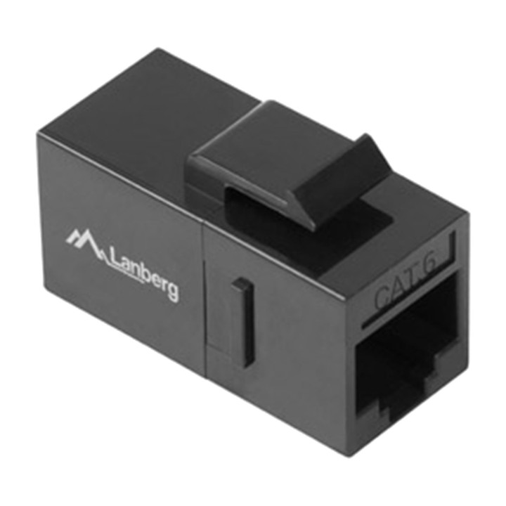 LANBERG Unshielded double female-to-female RJ45 keystone