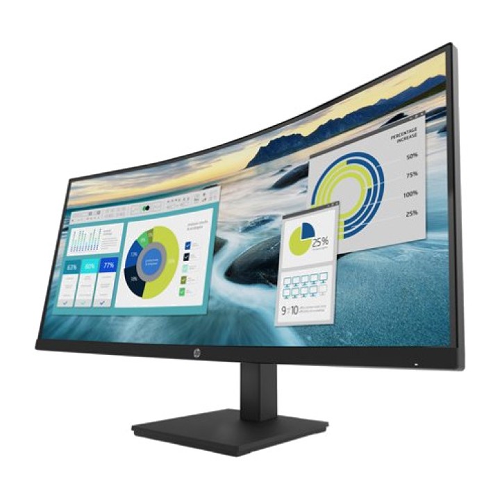 HP Gebogener LED-Monitor fürs Büro P34HC G4 34" WQHD-USB-C