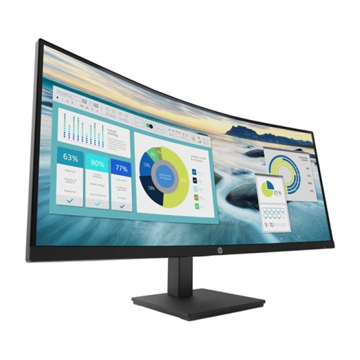 HP Curved LED monitor for office P34HC G4 34" WQHD-USB-C