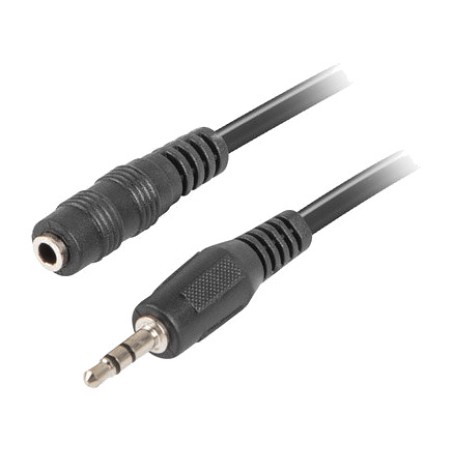 prodlužovací stereo audio kabel jack samec–samice 3,5 mm 150 cm ca-mjfj-10cc-0015-bk