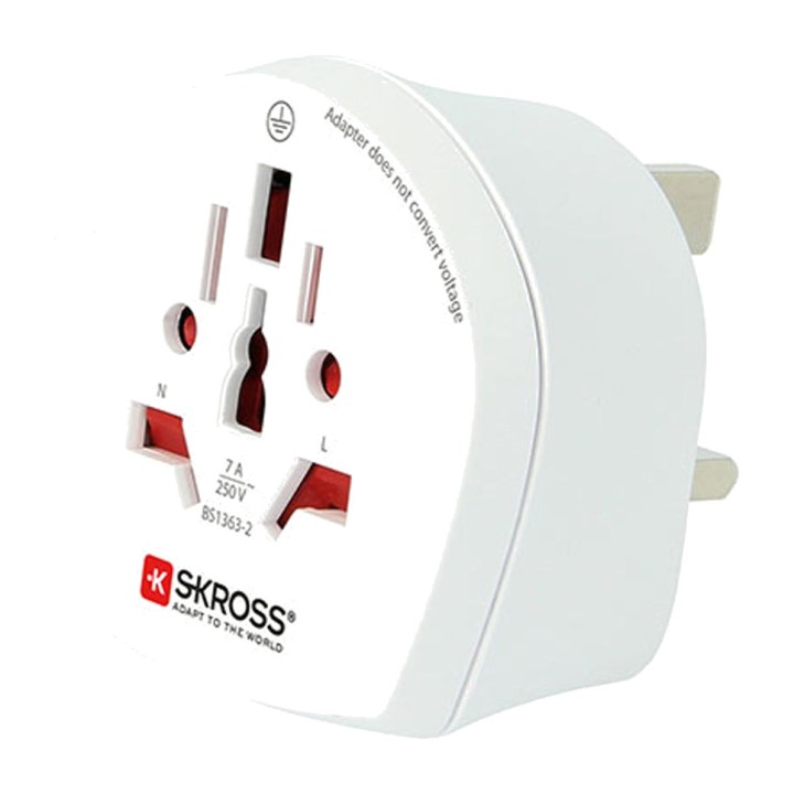 SKROSS Universal rejseadapter til Storbritannien 1500225-E