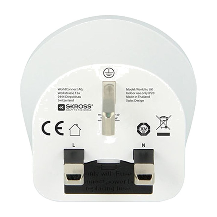SKROSS Weltreiseadapter auf Vereinigtes Königreich 1500225-E