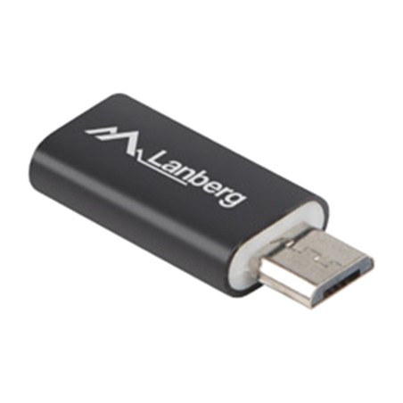 adaptador de conector hembra a macho usb-c-micro-usb-b 2.0