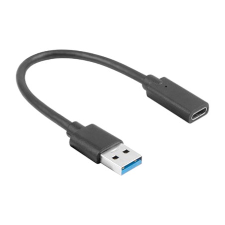 cable adaptador usb-c hembra a usb-a macho 3.1 15 cm ad-uc-ua-03