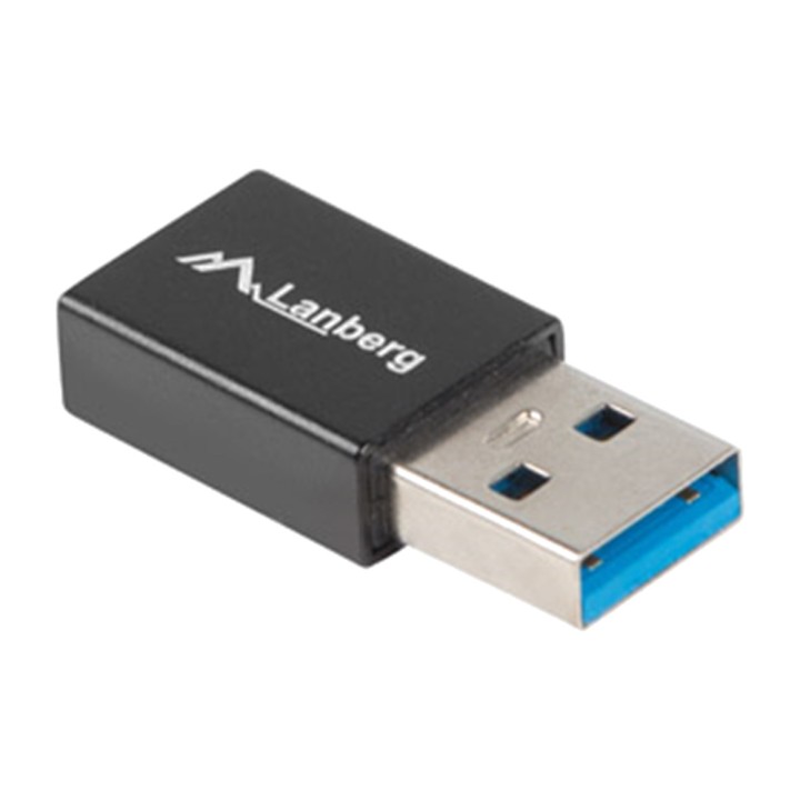 LANBERG Kontaktadapter hona till hane USB-C-USB-A 3.1 5GBPS