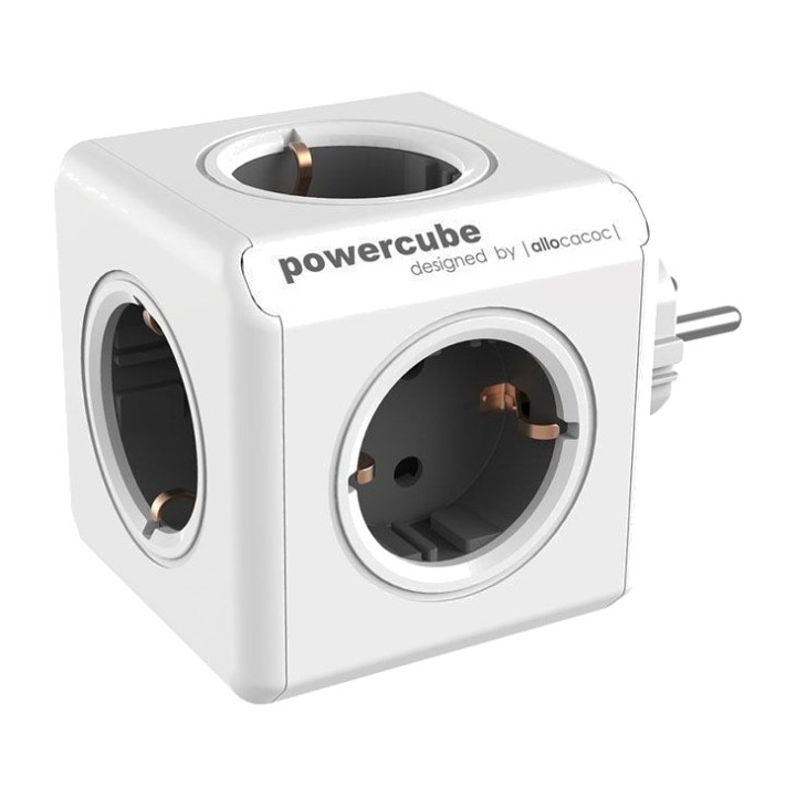 POWERCUBE Kubisk grenuttag med 5 uttag ORIGINAL-1100 16 A