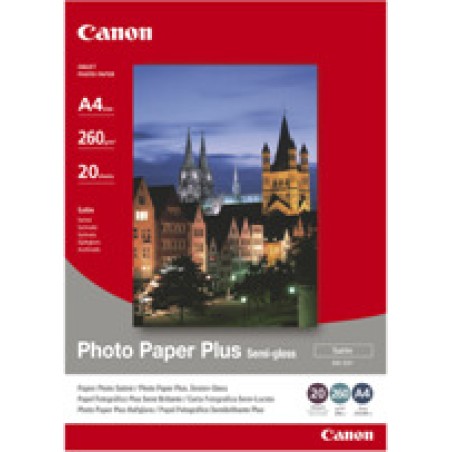 papel fotográfico satinado para inyección de tinta sg-201 a4 260g 20 uds
