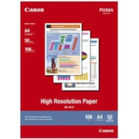 papier haute résolution pour imprimantes à jet d’encre hr-101n a4 50 uds