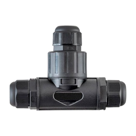 derivatore a t stagno con messa a terra ip68 1,5 mm2 450 v