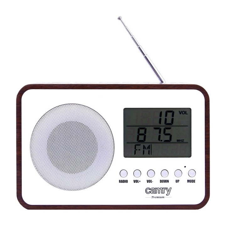 CAMRY Digitales FM-Radio mit Wecker und Thermometer CR 1153