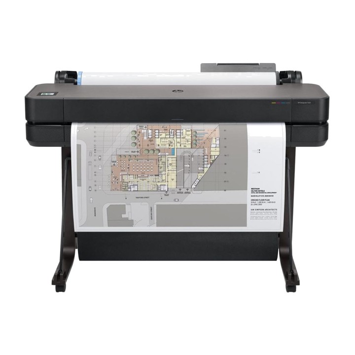 HP Large-format plotter for plans with Wi-Fi and automatic
