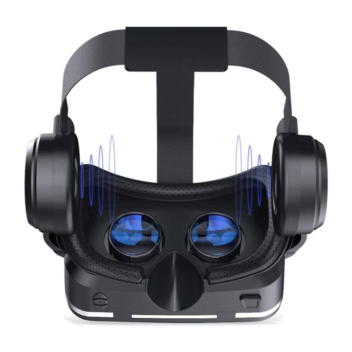 NK Virtual-Reality-Brille für Smartphones mit Kopfhörern 3D