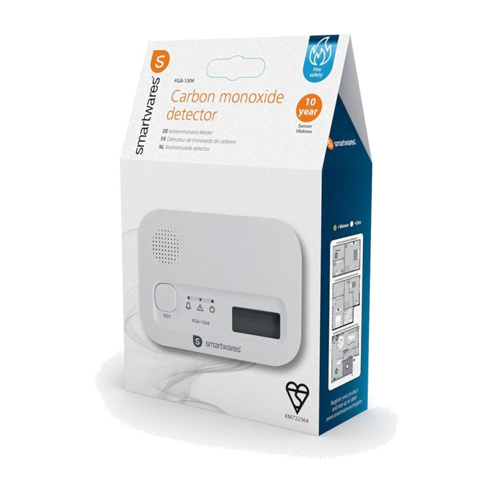 SMARTWARE Détecteur de monoxyde de carbone avec piles 85 DB