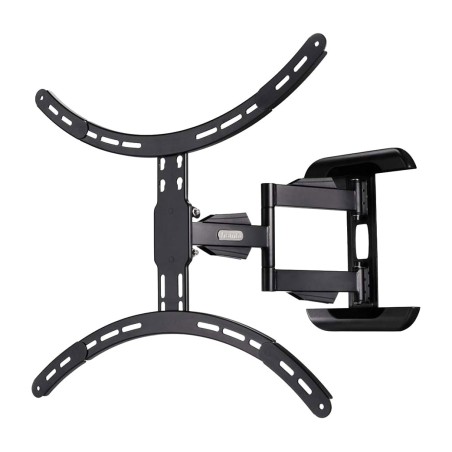 soporte de pared articulado de doble brazo con 3 articulaciones para televisor 37-75 pulg 45 kg vesa 200x200-600x500